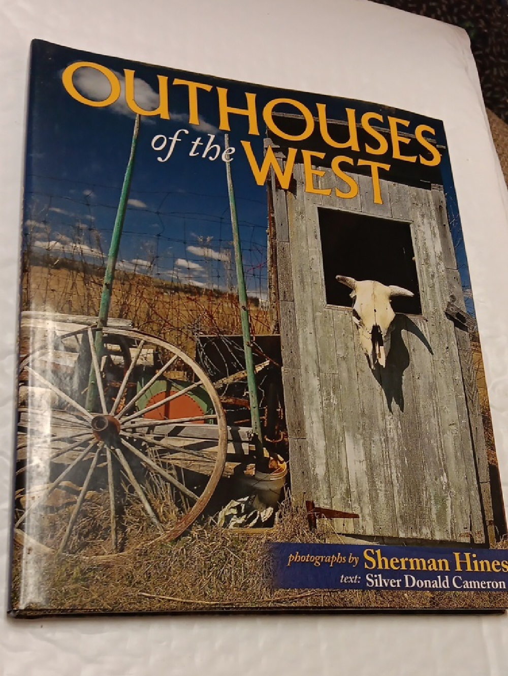 Outhouses of the West Hardcover Photo Book - Blue, Tan, Green